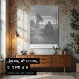 Testing of Abraham's Faith - Near-Sacrifice Scene by Gustave Dore canvas wall art