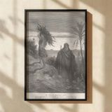 Testing of Abraham's Faith - Near-Sacrifice Scene by Gustave Dore canvas wall art - Image 2