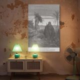 Testing of Abraham's Faith - Near-Sacrifice Scene by Gustave Dore canvas wall art - Image 5
