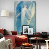 The Angel - Ethereal Celestial Figure in Soft Light By William Baxter Closson canvas wall art