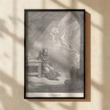 The Annunciation - Angel Appears to Mary by Gustave Dore canvas wall art - Image 2