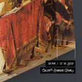 The Art Lesson by Adriano Cecchi - canvas surface and wrapped edge detail