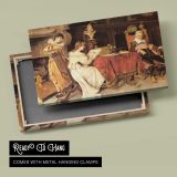 The Art Lesson by Adriano Cecchi - canvas rear frame and hanging hardware