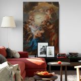 The Baptism of Christ - Divine Light and Angels Scene By Antoine Coypel canvas wall art