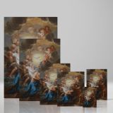The Baptism of Christ - Divine Light and Angels Scene By Antoine Coypel canvas wall art - Image 4