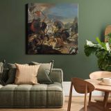 The Battle of Vercellae by Giovanni Battista Tiepolo — room mockup view 15