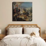 The Battle of Vercellae by Giovanni Battista Tiepolo — room mockup view 17