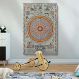 The Bible Wheel - Nautical Christian Teaching Wheel for Sailors By W.C. Mills (1881) canvas wall art - Image 2