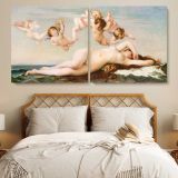 The Birth of Venus by Alexandre Cabanel — single-panel canvas in a bedroom