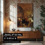 The Burial of Saint Lucy - Martyrdom Painting by Caravaggio canvas wall art