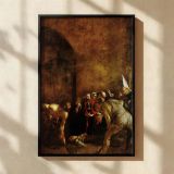 The Burial of Saint Lucy - Martyrdom Painting by Caravaggio canvas wall art - Image 2