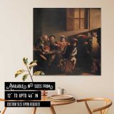 The Calling of Saint Matthew by Caravaggio — room mockup view 6