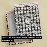The Clocks of the World - Vintage Time Zone Diagram (1910) canvas wall art - Image 6