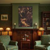 The Conversion of Saint Paul - Caravaggio Baroque Scene with Divine Light and Horse canvas wall art - Image 4