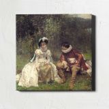 The Courtship by A. Moreau — room mockup view 1
