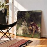 The Courtship by A. Moreau — room mockup view 2