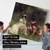 The Courtship by A. Moreau — room mockup view 4