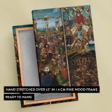 The Crucifixion and Last Judgement - Medieval Biblical Scene By Jan van Eyck canvas wall art - Image 6
