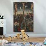 The Crucifixion - Christ with Thieves and Soldiers Scene By Lucas Cranach the Elder canvas wall art - Image 2