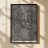 The Crucifixion with Two Criminals - Golgotha Scene by Gustave Dore canvas wall art - Image 2