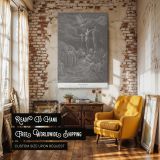 The Crucifixion with Two Criminals - Golgotha Scene by Gustave Dore canvas wall art - Image 3