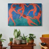 The Dance by Henri Matisse - single-panel canvas displayed above a console table
