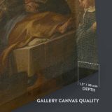 The Death of a Saint - Baroque Religious Interior with Angels canvas wall art - Image 3