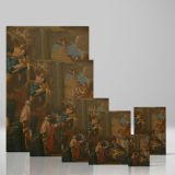 The Death of a Saint - Baroque Religious Interior with Angels canvas wall art - Image 4