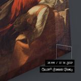 The Death of the Virgin - Caravaggio Religious Scene with Apostles and Sacred Light canvas wall art - Image 8