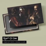 The Denial of Saint Peter by Caravaggio - canvas rear frame and hanging hardware