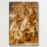 The Deposition - Christ's Body Taken Down From Cross By Abraham van Diepenbeeck canvas wall art - Image 7