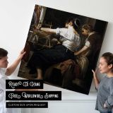 The Fable of Arachne by Diego Velázquez — room mockup view 4