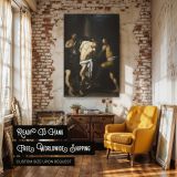 The Flagellation of Christ - Baroque Drama Scene by Caravaggio canvas wall art - Image 3