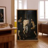 The Flagellation of Christ - Baroque Drama Scene by Caravaggio canvas wall art - Image 7