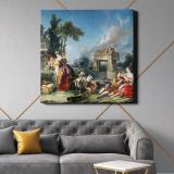 The Fountain of Love (1748) famous painting.FRANCOIS BOUCHER — room mockup view 21