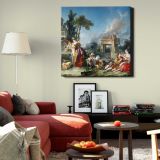 The Fountain of Love (1748) famous painting.FRANCOIS BOUCHER — room mockup view 22