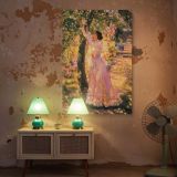 The Garden by Ethel Walker - Impressionist Woman Among Blooming Flowers canvas wall art - Image 5