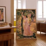 The Garden by Ethel Walker - Impressionist Woman Among Blooming Flowers canvas wall art - Image 7
