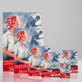 The Girl He Left Behind - WWII Ordnance Worker Poster - Image 4