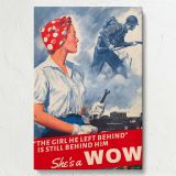 The Girl He Left Behind - WWII Ordnance Worker Poster - Image 7