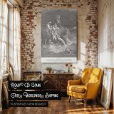 The Great Flood - Ark and Destruction by Gustave Dore canvas wall art - Image 3