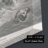 The Great Flood - Ark and Destruction by Gustave Dore canvas wall art - Image 8