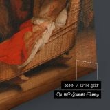 The Holy Family - Rembrandt Warm Browns and Serene Family Scene canvas wall art - Image 8