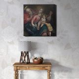 The Holy Family with Saint John the Baptist (La sagrada familia con San Juan Bautista) by Unidentified artist — alternate room view