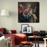 The Holy Family with Saint John the Baptist (La sagrada familia con San Juan Bautista) by Unidentified artist — alternate room view