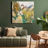 The House of Dr. Gachet in Auvers-sur-Oise (ca. 1872–1873) by PAUL CEZANNE — room mockup view 15