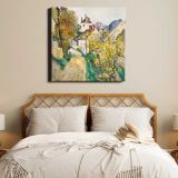 The House of Dr. Gachet in Auvers-sur-Oise (ca. 1872–1873) by PAUL CEZANNE — room mockup view 17