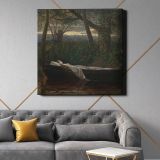 The Lady of Shalott [1862, Royal Academy of Arts, London, exhibition catalogue] — room mockup view 21