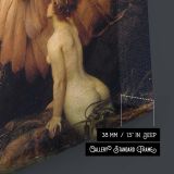 The Lament for Icarus by Herbert Draper - Golden Light and Fallen Angelic Form canvas wall art - Image 8