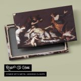 The Lamentation Over the Dead Christ by Alessandro Turchi - canvas rear frame and hanging hardware